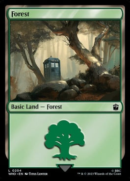 naokuroshop MTG [WHO][0204][土地][C][EN][森/Forest] NM