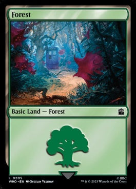 naokuroshop MTG [WHO][0205][土地][C][EN][森/Forest] NM