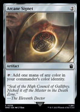 naokuroshop MTG [WHO][0239][茶][C][EN][秘儀の印鑑/Arcane Signet]（foil） NM