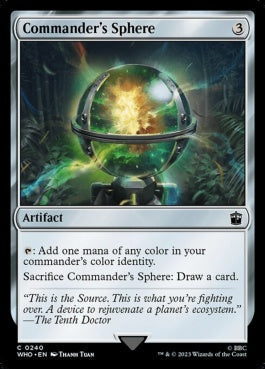 naokuroshop MTG [WHO][0240][茶][C][EN][統率者の宝球/Commander's Sphere] NM