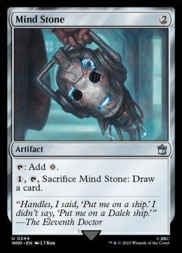 naokuroshop MTG [WHO][0244][茶][U][EN][精神石/Mind Stone]（foil） NM