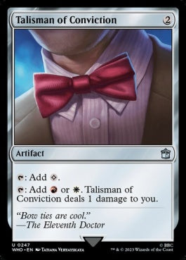 naokuroshop MTG [WHO][0247][茶][U][EN][確信のタリスマン/Talisman of Conviction]（foil） NM