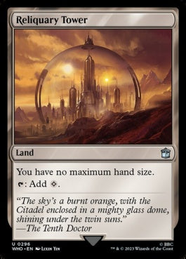 naokuroshop MTG [WHO][0296][土地][U][EN][聖遺の塔/Reliquary Tower]（foil） NM