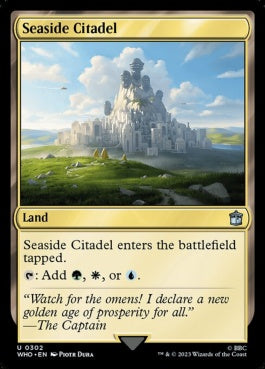 naokuroshop MTG [WHO][0302][土地][U][EN][海辺の城塞/Seaside Citadel]（foil） NM