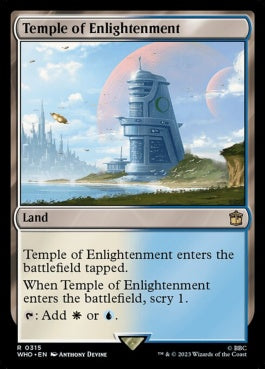 naokuroshop MTG [WHO][0315][土地][R][EN][啓蒙の神殿/Temple of Enlightenment]（foil） NM