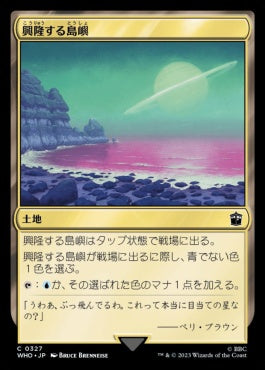 naokuroshop MTG [WHO][0327][土地][C][JP][興隆する島嶼/Thriving Isle]（foil） NM