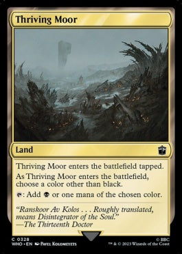 naokuroshop MTG [WHO][0328][土地][C][EN][興隆する湿地帯/Thriving Moor]（foil） NM