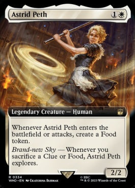 naokuroshop MTG [WHO][0334][白][R][EN][アストリッド・ペス/Astrid Peth]（foil） NM