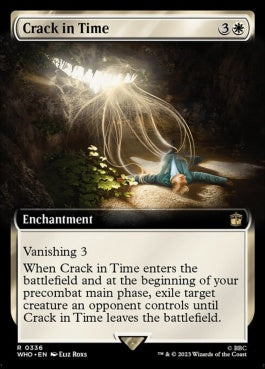 naokuroshop MTG [WHO][0336][白][R][EN][時の裂け目/Crack in Time]（foil） NM