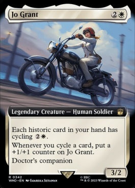 naokuroshop MTG [WHO][0342][白][R][EN][ジョー・グラント/Jo Grant]（foil） NM