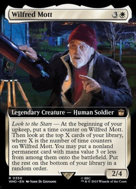 naokuroshop MTG [WHO][0350][白][R][EN][ウィルフレッド・モット/Wilfred Mott]（foil） NM