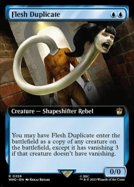 naokuroshop MTG [WHO][0359][青][R][EN][フレッシュの複製体/Flesh Duplicate]（foil） NM