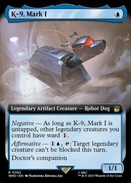 naokuroshop MTG [WHO][0362][青][R][EN][K-9 マークI型/K-9, Mark I]（foil） NM