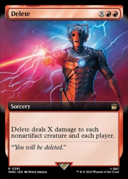 naokuroshop MTG [WHO][0381][赤][R][EN][消却/Delete]（foil） NM