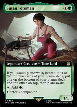 naokuroshop MTG [WHO][0400][緑][R][EN][スーザン・フォアマン/Susan Foreman]（foil） NM