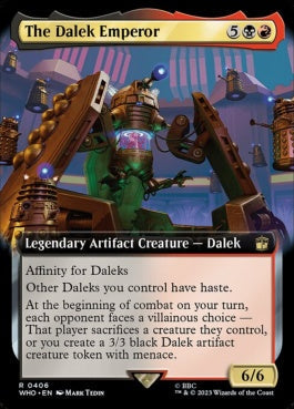 naokuroshop MTG [WHO][0406][多][R][EN][皇帝ダーレク/The Dalek Emperor] NM