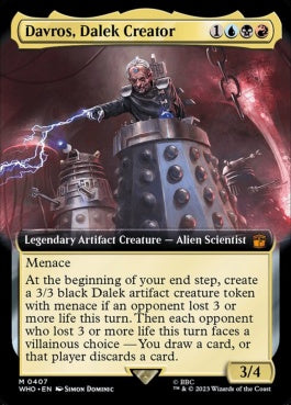 naokuroshop MTG [WHO][0407][多][M][EN][ダーレクの創造主、ダヴロス/Davros, Dalek Creator]（foil） NM