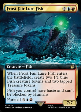 naokuroshop MTG [WHO][0416][多][R][EN][フロストフェアのチョウチンアンコウ/Frost Fair Lure Fish]（foil） NM