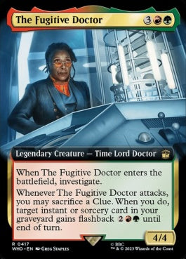 naokuroshop MTG [WHO][0417][多][R][EN][逃亡ドクター/The Fugitive Doctor]（foil） NM