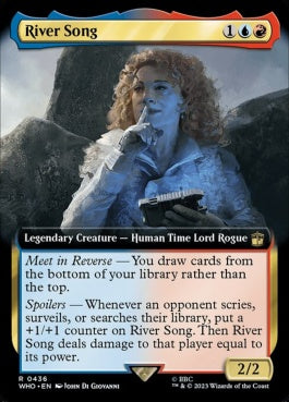 naokuroshop MTG [WHO][0436][多][R][EN][リヴァー・ソング/River Song]（foil） NM