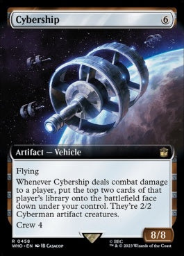 naokuroshop MTG [WHO][0458][茶][R][EN][サイバーシップ/Cybership]（foil） NM