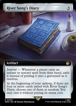 naokuroshop MTG [WHO][0460][茶][R][EN][リヴァー・ソングの日記/River Song's Diary]（foil） NM