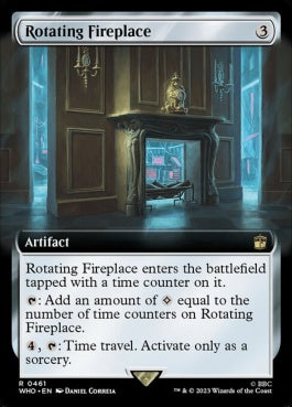 naokuroshop MTG [WHO][0461][茶][R][EN][回転する暖炉/Rotating Fireplace]（foil） NM