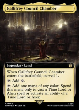 naokuroshop MTG [WHO][0462][土地][R][EN][ギャリフレイ評議堂/Gallifrey Council Chamber]（foil） NM