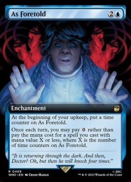 naokuroshop MTG [WHO][0469][青][R][EN][予言により/As Foretold]（foil） NM