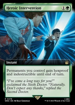 naokuroshop MTG [WHO][0476][緑][R][EN][英雄的介入/Heroic Intervention] NM