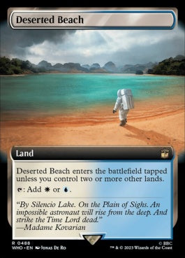 naokuroshop MTG [WHO][0488][土地][R][EN][さびれた浜/Deserted Beach]（foil） NM