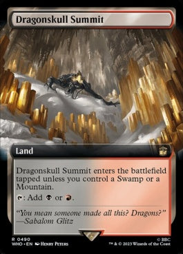 naokuroshop MTG [WHO][0490][土地][R][EN][竜髑髏の山頂/Dragonskull Summit] NM