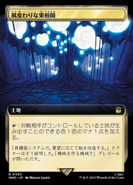 naokuroshop MTG [WHO][0493][土地][R][JP][風変わりな果樹園/Exotic Orchard] NM