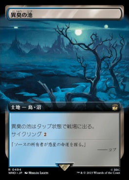 naokuroshop MTG [WHO][0494][土地][R][JP][異臭の池/Fetid Pools]（foil） NM