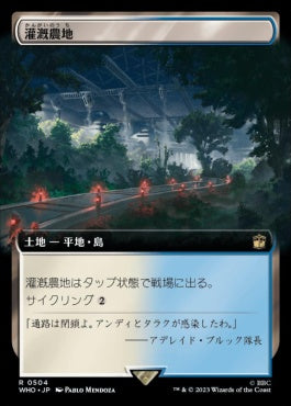 naokuroshop MTG [WHO][0504][土地][R][JP][灌漑農地/Irrigated Farmland]（foil） NM