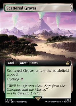 naokuroshop MTG [WHO][0512][土地][R][EN][まばらな木立ち/Scattered Groves] NM