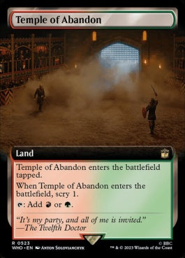 naokuroshop MTG [WHO][0523][土地][R][EN][奔放の神殿/Temple of Abandon] NM