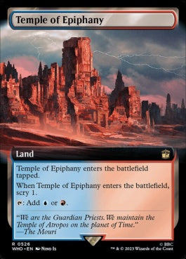 naokuroshop MTG [WHO][0526][土地][R][EN][天啓の神殿/Temple of Epiphany]（foil） NM