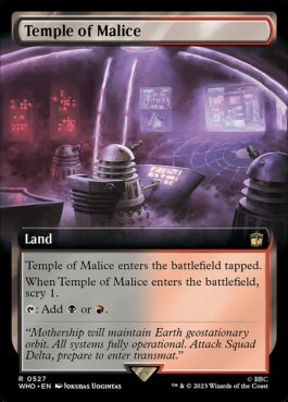 naokuroshop MTG [WHO][0527][土地][R][EN][悪意の神殿/Temple of Malice]（foil） NM