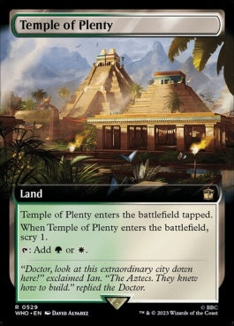 naokuroshop MTG [WHO][0529][土地][R][EN][豊潤の神殿/Temple of Plenty]（foil） NM