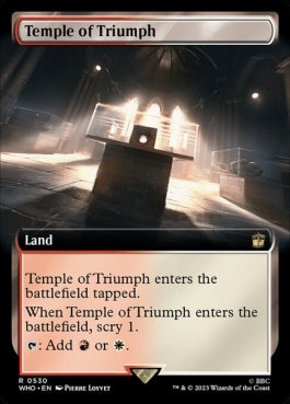 naokuroshop MTG [WHO][0530][土地][R][EN][凱旋の神殿/Temple of Triumph] NM