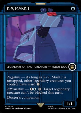 naokuroshop MTG [WHO][0537][青][R][EN][K-9 マークI型/K-9, Mark I]（foil） NM