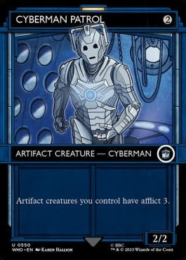 naokuroshop MTG [WHO][0550][茶][U][EN][サイバーマンの巡回兵/Cyberman Patrol] NM