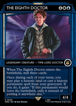 naokuroshop MTG [WHO][0559][多][R][EN][８代目ドクター/The Eighth Doctor]（foil） NM