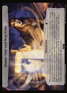 naokuroshop MTG [WHO][0585][無][C][EN][人間・タイムロード・メタクライシス/Human-Time Lord Meta-Crisis] NM