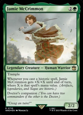 naokuroshop MTG [WHO][0710][緑][R][EN][ジェイミー・マククリンモン/Jamie McCrimmon] NM