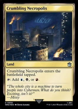 naokuroshop MTG [WHO][0859][土地][U][EN][崩れゆく死滅都市/Crumbling Necropolis] NM