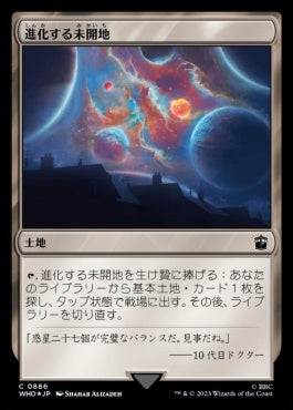 naokuroshop MTG [WHO][0866][土地][C][JP][進化する未開地/Evolving Wilds] NM