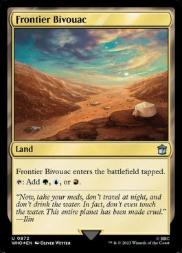 naokuroshop MTG [WHO][0872][土地][U][EN][開拓地の野営地/Frontier Bivouac] NM