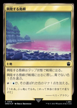 naokuroshop MTG [WHO][0918][土地][C][JP][興隆する島嶼/Thriving Isle] NM